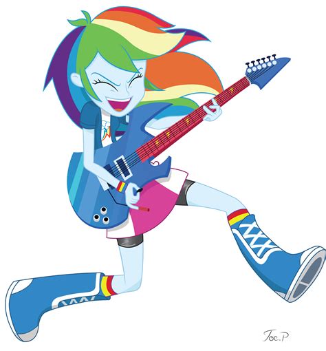 Equestria Girls Rainbow Dash Jump Rock By Joemasterpencil On Deviantart