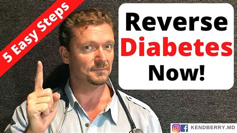 Reverse Type 2 Diabetes In 5 Easy Steps Yes You Can Youtube