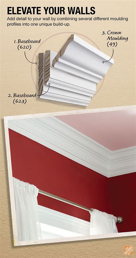 Crown Moulding Build Up Project Instructions The Home Depot Home
