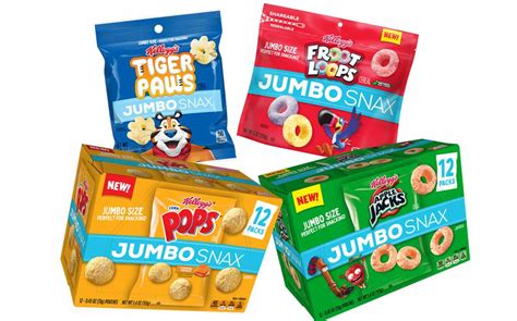 Kelloggs Converts Cereal Brands Into On The Go Jumbo Snax Foodbev Media