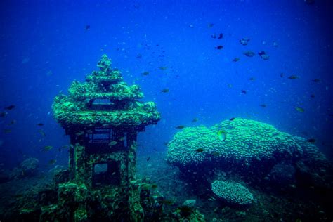 Underwater Hindu Temple In Bali Indonesia Maviba