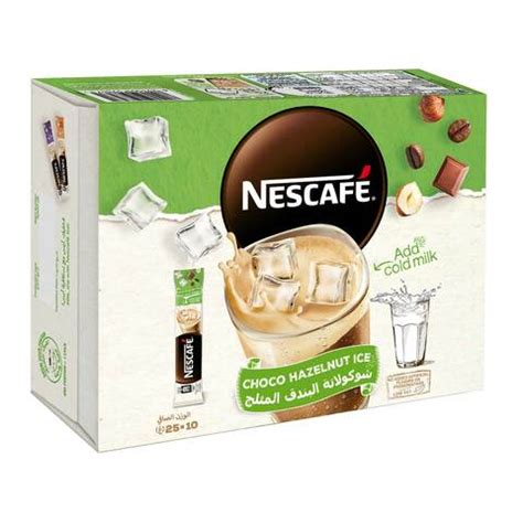 Buy Nescafe Choco Hazelnut Ice 25g 10 Online Shop Beverages On