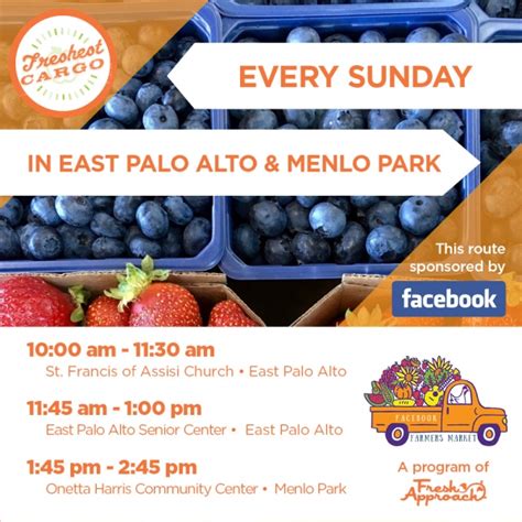 Use our detailed filters to find the perfect place, then get in touch with the property manager. Facebook launches weekly produce truck in Menlo Park, East ...