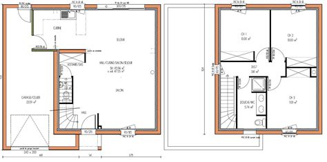 Plan Maison 100m2 Avec Etage Bricolage Maison Et Décoration