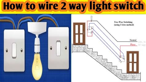 In this article simple two way light switch connection described with neat circuit diagram and wiring details. How to Connect a 2 way light Switch (with Circuit Diagram ...