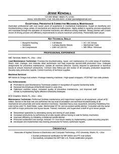 Browse maintenance supervisor resume samples and read our guide on how to write a maintenance supervisor resume. Sample Cover Letter Maintenance Position | Building ...