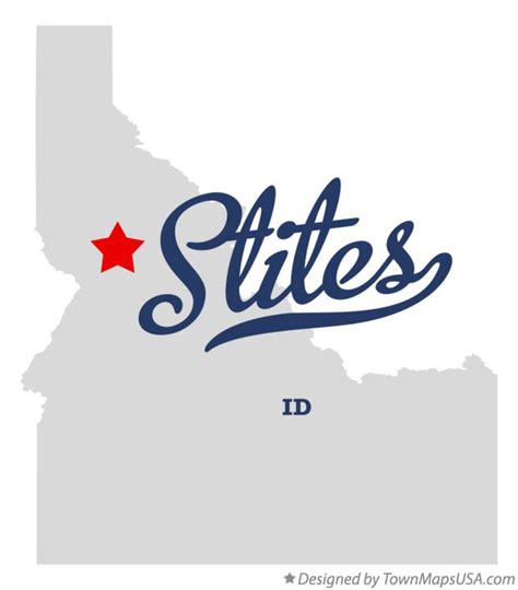 Map Of Stites Id Idaho