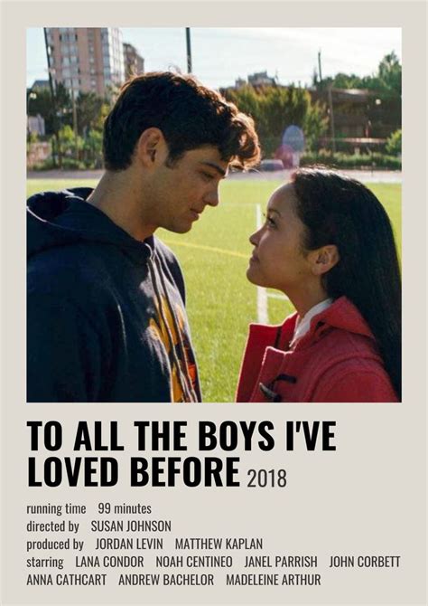 To All The Boys Ive Loved Before Movie Poster Film Posters Vintage