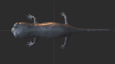 Tiger Salamander 3D Model Rigged CGTrader