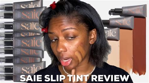 saie slip tint tinted moisturizer review niara alexis youtube