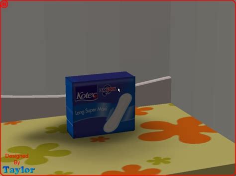 Slice Of Life Mod Sims 4 Tampons Menstrual Cycle Wonderfulwhims Mod Slice Of Life Kawaii
