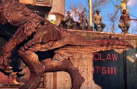 More tips on how to survive in the radioactive wasteland, including how to fight legendary enemies, hide goodies and carry more stuff. Fallout 4: First Wasteland Workshop Trailer Features Deathclaw Fights