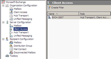 Configuring The Exchange Server 2007 Client Access Server Practical365