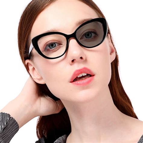 Myopia Sunglasses Photochromic Finished Leopard Women Myopia Eyeglasses Frame With Color Lens
