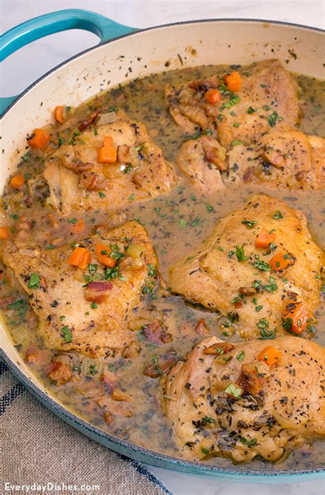 Easy Chicken With White Wine Sauce Recipe