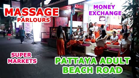Pattaya Adult Beach Road Freelance Girls And Massage Parlours Youtube