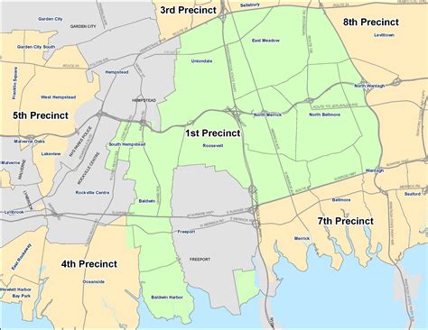 Suffolk County Police Precincts Map