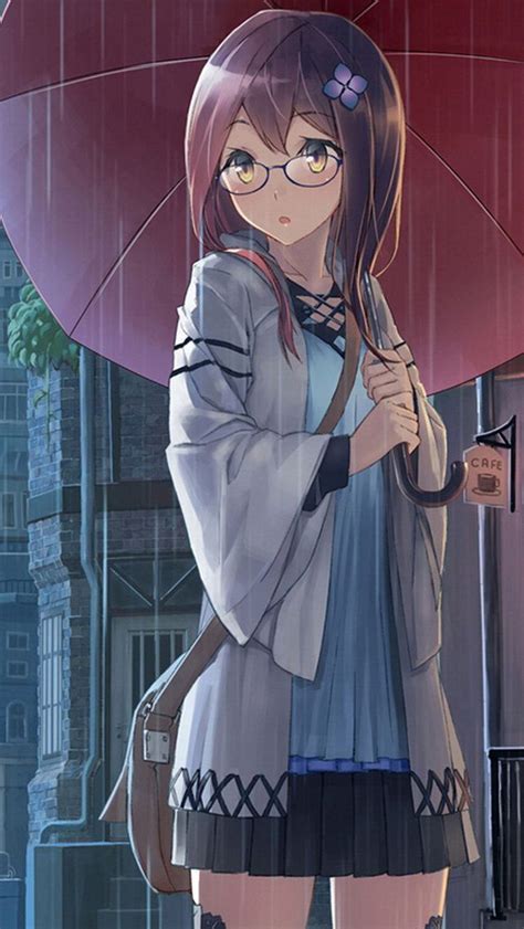 Cute Anime Girl Wallpaper Iphone 5 College Girl Mobile