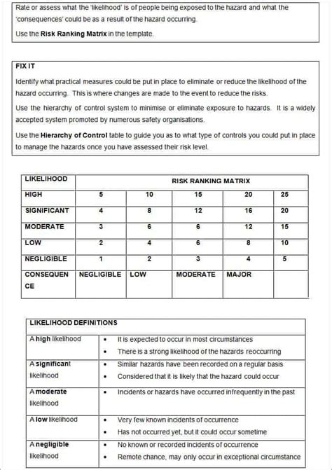 Assessment Report Template Free Formats Excel Word