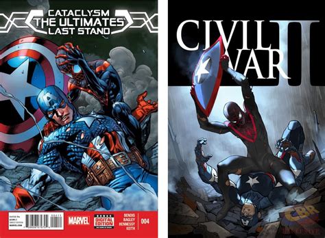 Miles Morales And Captain America 2014 Vs 2016 Comicbooks