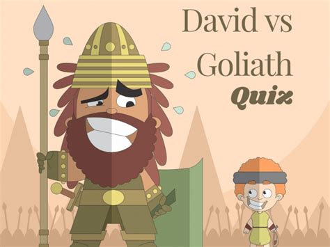 David Vs Goliath Quiz Bible Potato