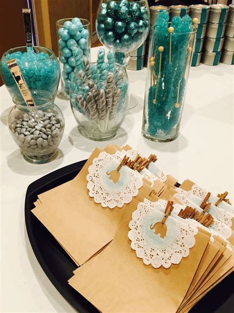 Grey And Teal Baby Shower Candy Bar Baby Shower Candy Bar Baby