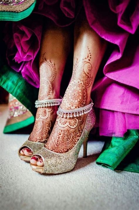 Mehendi Indian Wedding Shoes Latest Bridal Mehndi Designs Indian