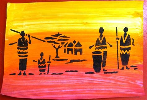Pochoir2 African Art For Kids Afrique Art 5th Grade Art Album Photo