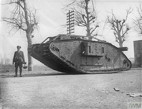 Mark Iv Male Tank By The Roadside Near Peronne23 March 1918 In 2022