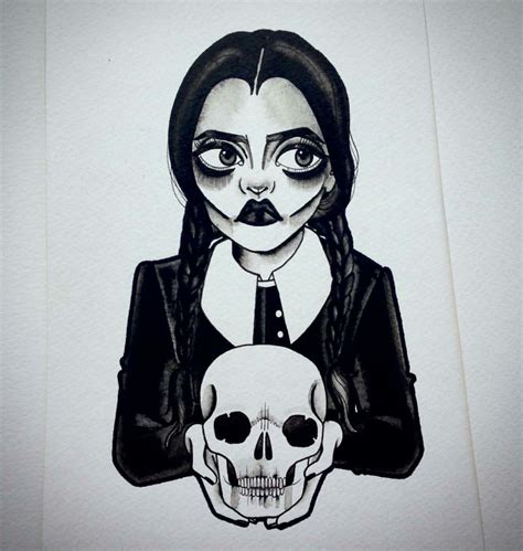 Wednesday Addams By Laurenapriltattoo Nightmare Before Christmas