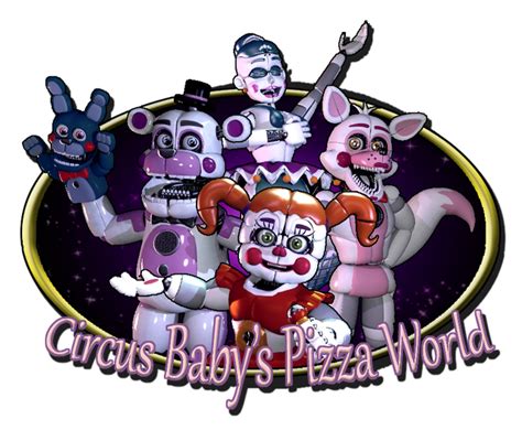 Circus Babys Pizza World Logo Fivenightsatfreddys In 2021 Circus