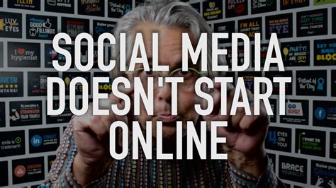 Social Media Doesnt Start Online Youtube