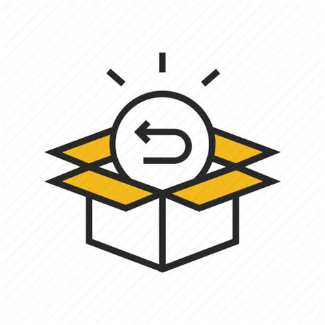Box Delivery T Package Present Return Stock Icon