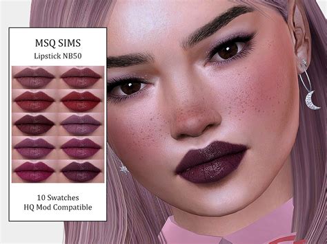 Lipstick Nb50 At Msq Sims Sims 4 Updates