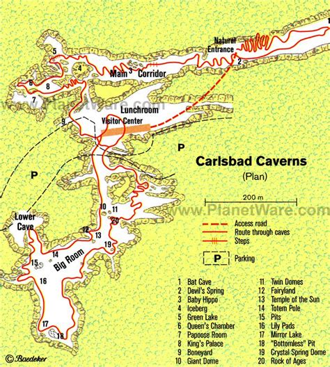 Carlsbad Caverns Maps Carlsbad Caverns National Park Carlsbad