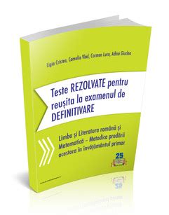 Structura examenului de bacalaureat pentru anul 2021. Definitivat invatatori 2021. Model de TEST la Limba Romana si Matematica - Metodica Predarii