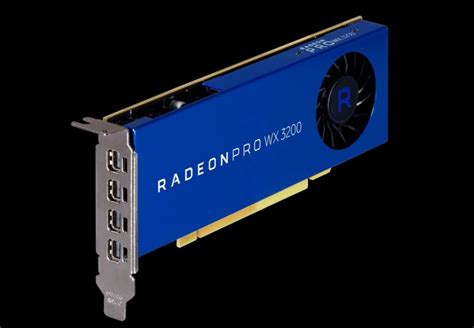 Amd Announces The Radeon Pro Wx 3200 Low Profile Card Eteknix
