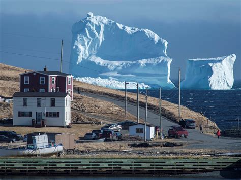 Giant Iceberg Spotted Off The Coast Of Newfoundland Canada Business
