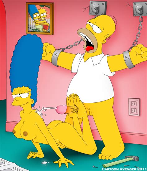 Rule 34 Cartoon Avenger Cum Edit Feet Footjob Homer Simpson Marge