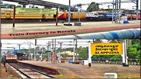 Ernakulam To Alappuzha Full Journey Single Line Trains In Kerala