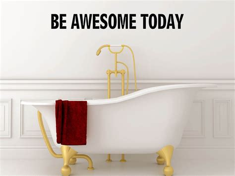 Be Awesome Today Vinyl Wall Art Decal Inspirational Vinyl Etsy