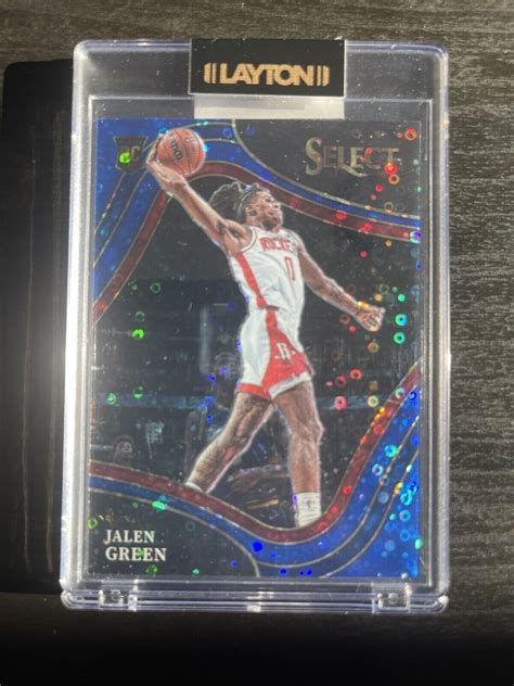 Jalen Green Select Courtside Blue Disco Price Guide Sports Card