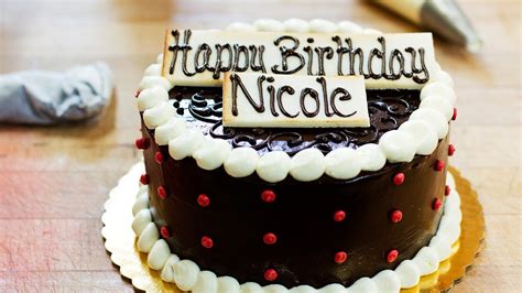 Happy Birthday Nicole Happy Birthday Nicole Birthday Name Chocolate