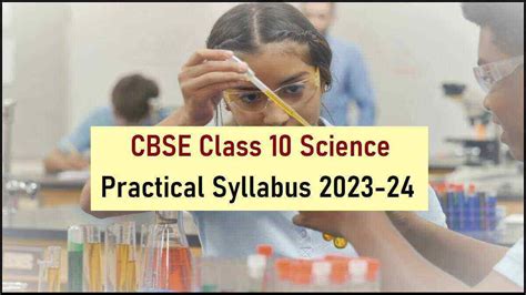 Cbse Class Science Practical Syllabus Pdf Check List Of