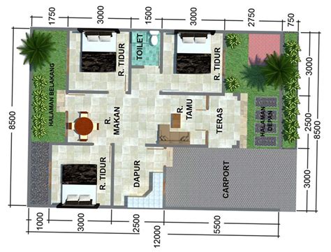 Desain minimalis rumah tipe 21 berupa satu desain kamar tidur minimalis, satu ruang tamu minimalis, dan satu kamar mandi minimalis. Denah Rumah Sederhana Untuk 1 2 3 4 Kamar Tidur dan Tipe ...