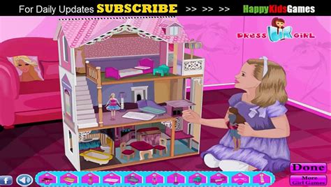 Barbie Games Decorate Barbie Doll House Game Play Barbie Games