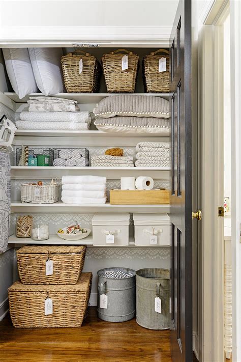 Make The Most Of Your Linen Storage Closet Home Storage Solutions