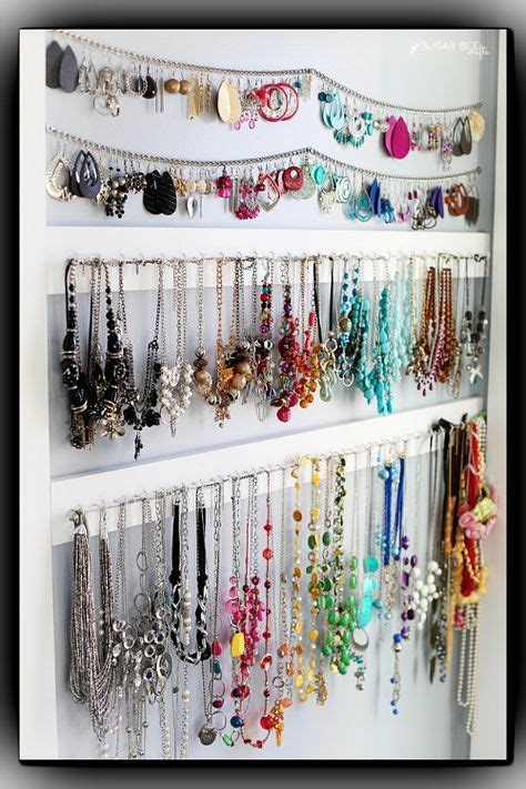 10 Handy Diy Jewelry Organizer Ideas Jewellery Storage Jewelry Organizer Wall Jewelry