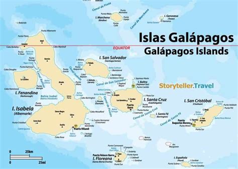 Galapagos Islands Names Guide To All 33 Islands Islets Map Storyteller Travel