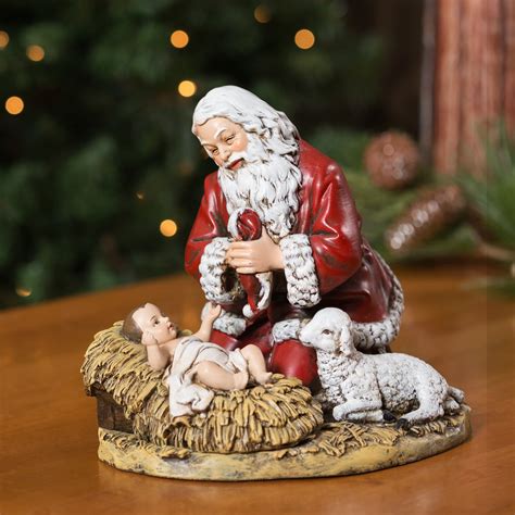 Kneeling Santa Figure 8 The Catholic Company®